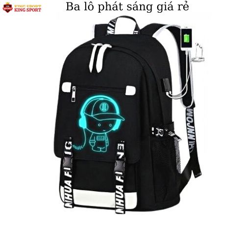 Balo Học Sinh Nam Nữ Phát Sáng, Balo Đi Học Thời Trang Phong Cách Mới