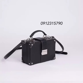 Túi da hộp chữ nhật . Ảnh thật