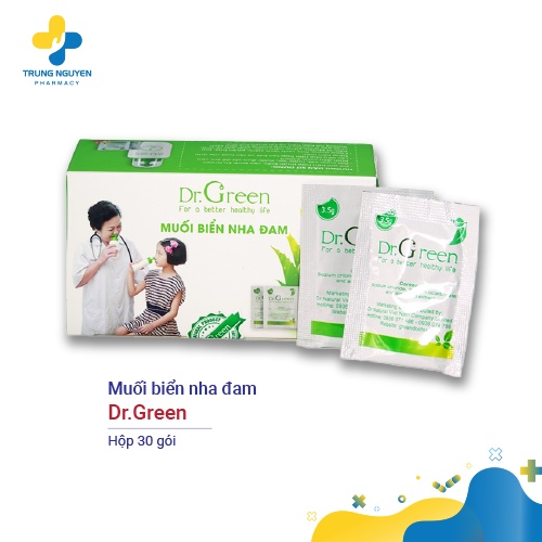 Muối biển nha đam Dr.Green (Hộp 30 gói)