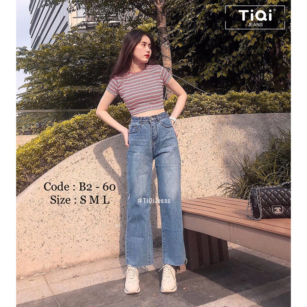 QUẦN JEANS ỐNG RỘNG B660