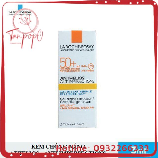 [Mini]Kem chống nắng La roche posay Anthelios Anti-imperfection 3ml