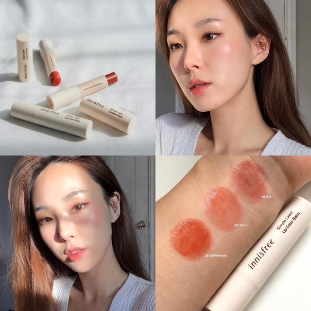 SON DƯỠNG CÓ MÀU INNISFREE SIMPLE LABEL LIP COLOR BALM
