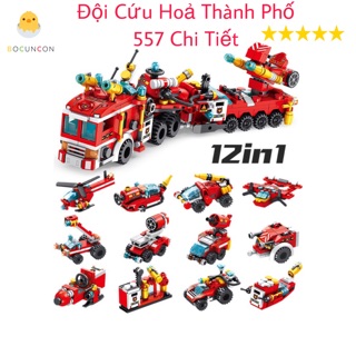Mô hình đồ chơi lắp ráp Lego city - Đội cứu hoả thành phố 60216