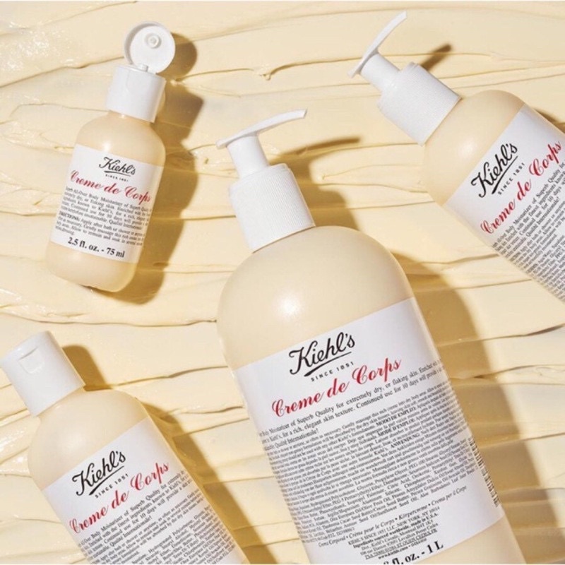 [Bill Pháp] Kem dưỡng thể Kiehl's Crème De Corps 125ml - Kiehls Creme de Corps - body cream