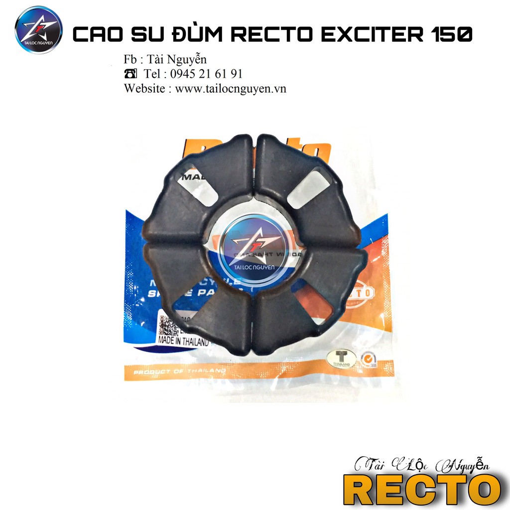 CAO SU ĐÙM RECTO CHO EXCITER 135 - EXCITER 150