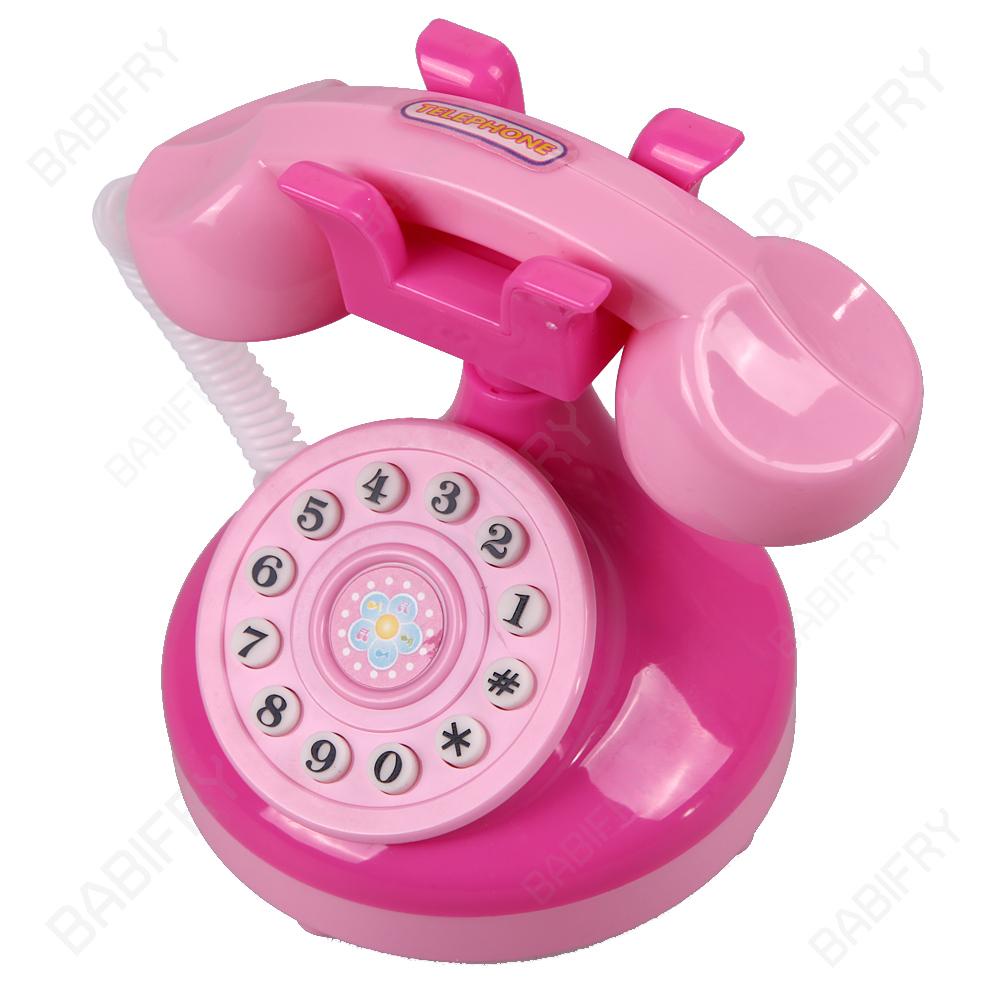 Điện Thoại Bàn Đồ Chơi Màu Hồng Cho Bé