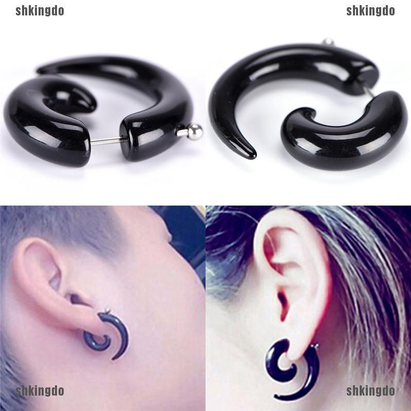 Hoa tai hình xoắn ốc sên bằng Acrylic thời trang