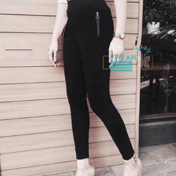 Quần Legging [Hàng Cao Cấp] Quần Umi khóa sườn cao cấp, chất dày dặn, không bai - không xù, hàng VNXK | BigBuy360 - bigbuy360.vn