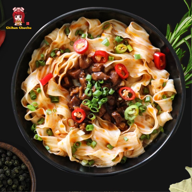 Mì gợn sóng khô làm từ rau củ - ăn kèm lẩu