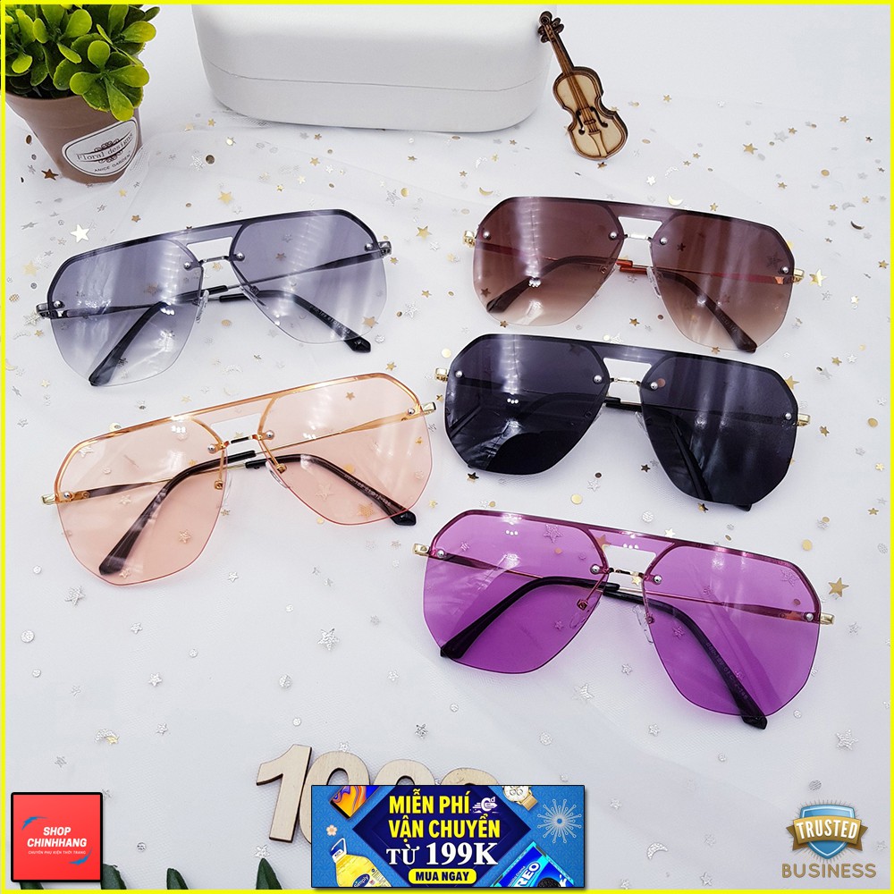 KÍNH MÁT NỮ THỜI TRANG GỌNG XI HÀN CAO CẤP 80189 SH1003