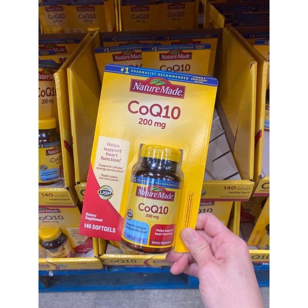 Viên uống hỗ trợ tim mạch Co Q10 200mg Nature Made của Mỹ