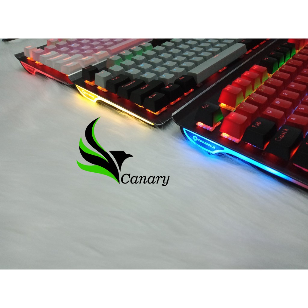 Bàn phím cơ Coolerplus với keycap xuyên led