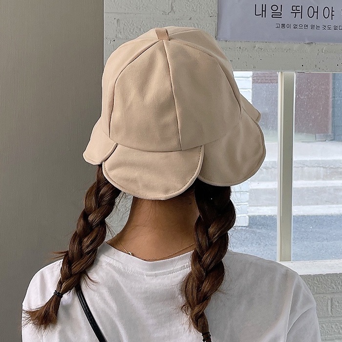 Nón Tai Bèo Chống Nắng Vành Rộng Điều Chỉnh Được Kiểu Hàn Quốc Dễ Thương Cho Nữ