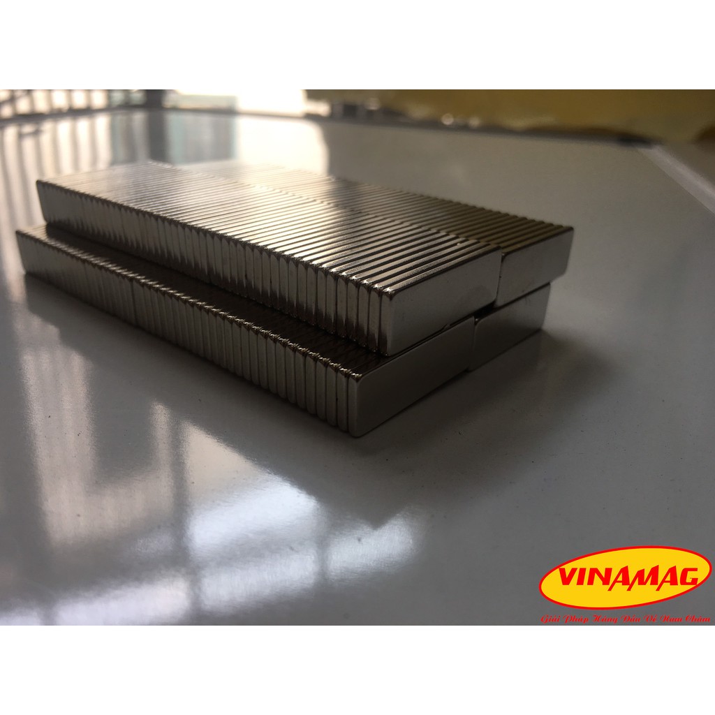 Bộ 10 Viên Nam Châm Đất Hiếm Hình Chữ Nhật 30x10x2mm