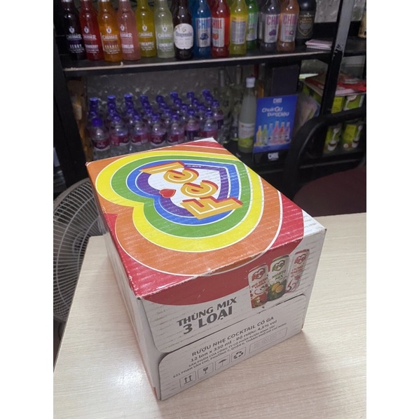 [Chính Hãng] 1 Thùng Cocktail Trái cây FEEL 4,5% 330mlx 12 Lon
