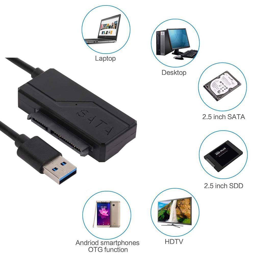 Cáp Chuyển Đổi Ổ Cứng HDD SATA Sang USB 3.0 SATA Chuyên Dụng
