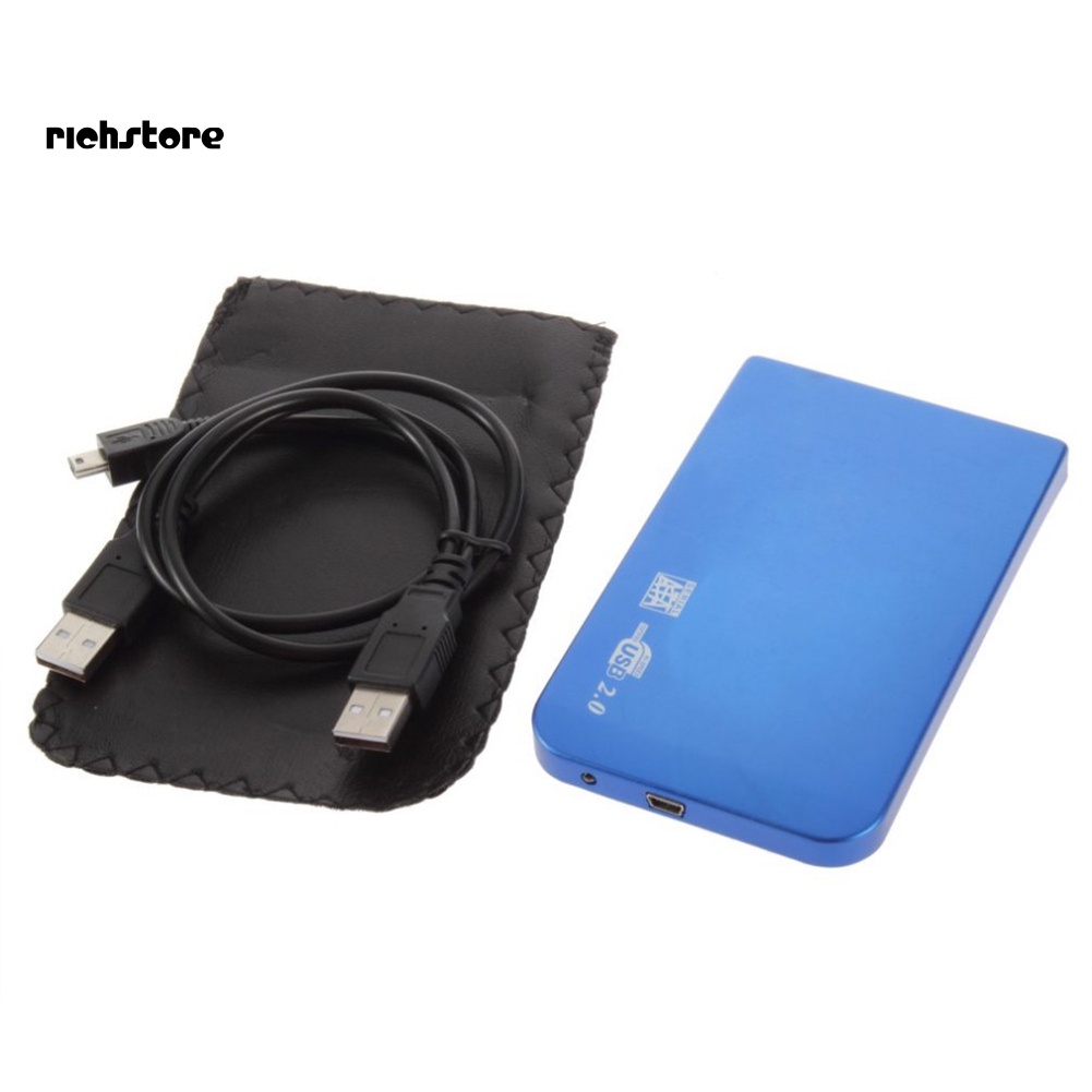 Hộp Đựng Ổ Cứng Ngoài Xdnccx USB 2.0 Siêu Mỏng Cho 2.5 Inch SATA HDD SSD | BigBuy360 - bigbuy360.vn