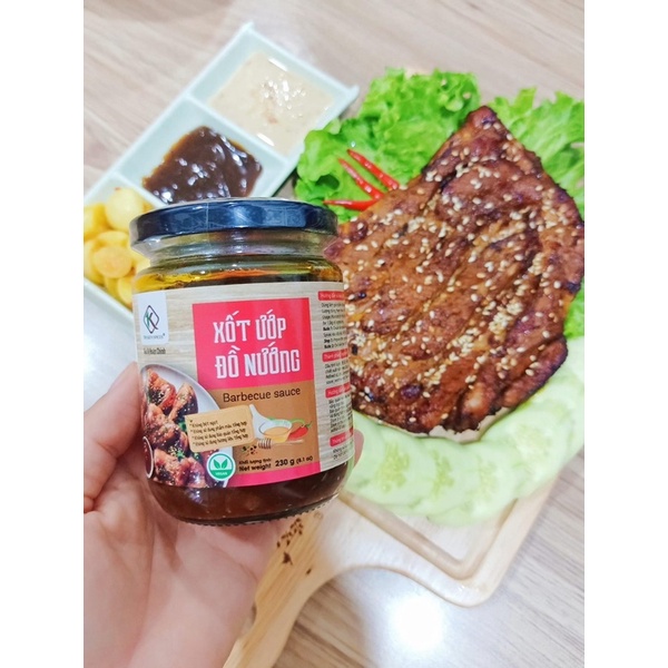 VEGAN - Gia Vị Xốt Ướp Đồ Nướng Tri Kien Spices hũ 230Gram, nấu dễ, ăn ngon, gia vị hoàn chỉnh cao cấp