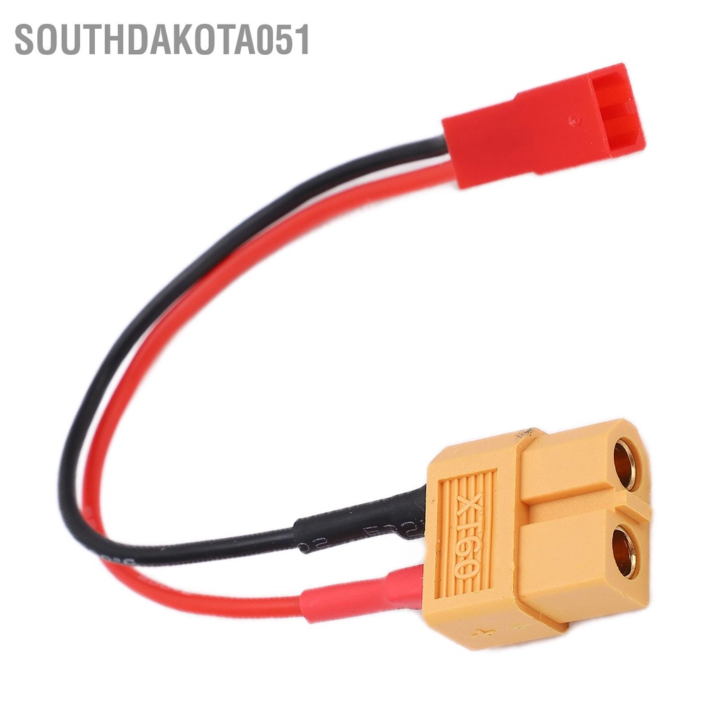 Southdakota051 XT60 Female Plug to JST Adapter Cable 10cm 22AWG Soft Silicone Charging Wire for RC Plane Car