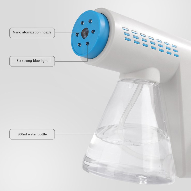 Máy Phun Sương Điện Tử Nano Cầm Tay 300ml Có Thể Sạc Lại