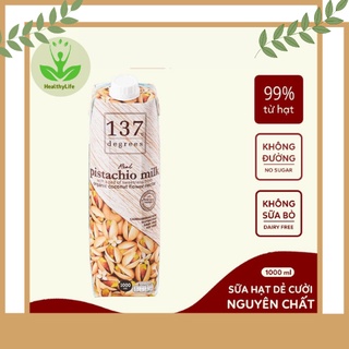 Sữa hạt dẻ cười nguyên chất 137 Degrees hộp 1000ml
