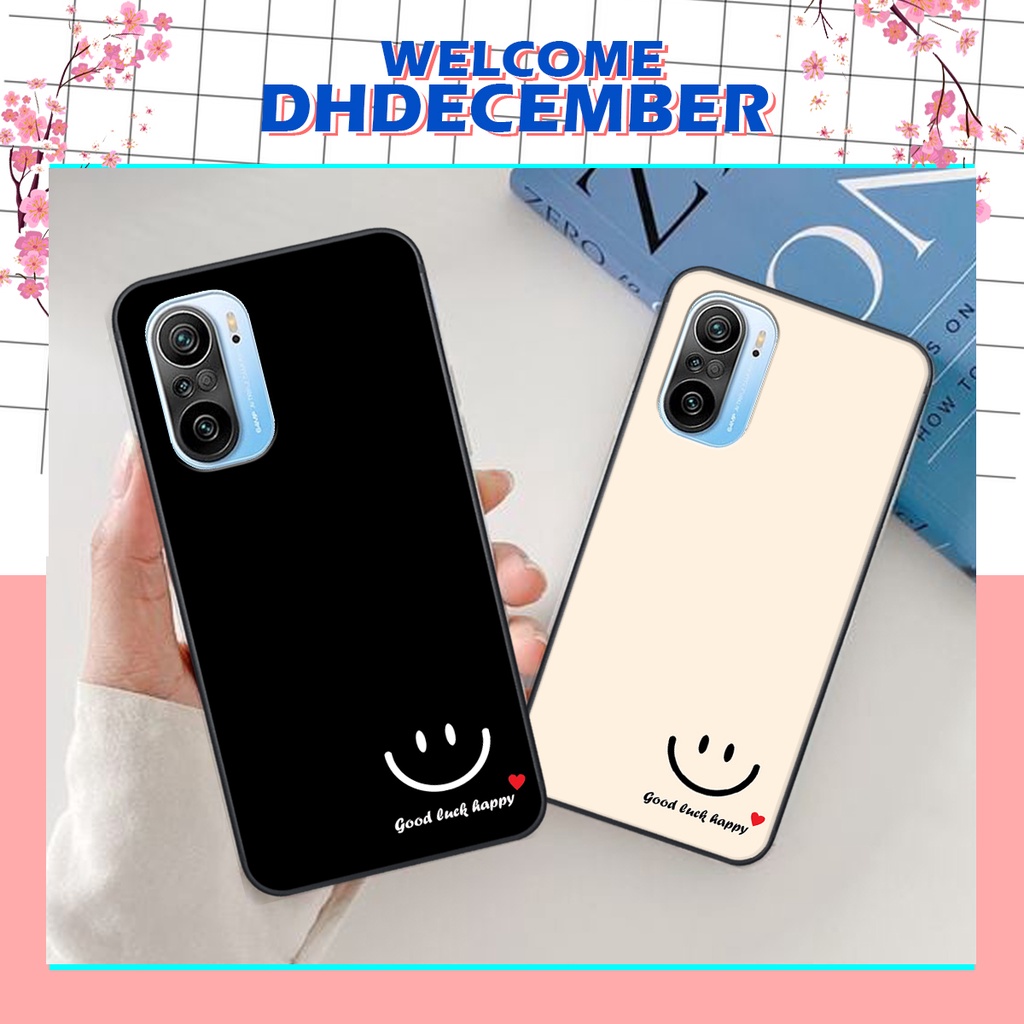 Ốp lưng Xiaomi REDMI K40 in hình nice ,good luck happy ốp xinh viền dẻo đẹp chất