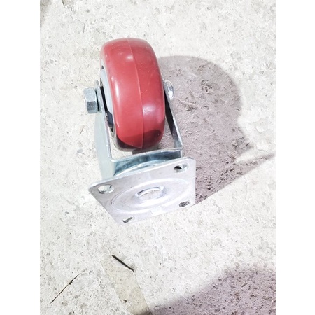 Bánh Xe 7 đỏ Cl gang không phanh