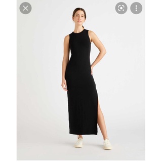 Đầm body f21 tank maxi dress dáng dài VNXK đầm ba lỗ hai dây ôm body xẻ tà forever 21 xuất khẩu dư xịn