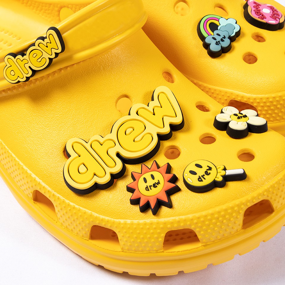 ⚡️[BEST QUALITY] - Dép 𝐂.𝐫𝐨𝐜𝐬 Classic Clog x Justin Bieber Drew House Yellow