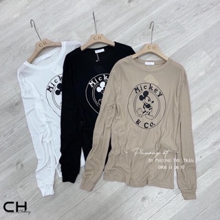 Áo thun dài tay micky mới về siêu hót