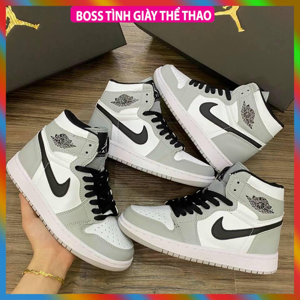 [Full Box Bill]  Giày Jordan 1 Dark Mo_cha  Nam Nữ- Phiên Bản Tiêu Chuẩn. Giày thể thao Jordan 1 nâu cao hot hit-Tình