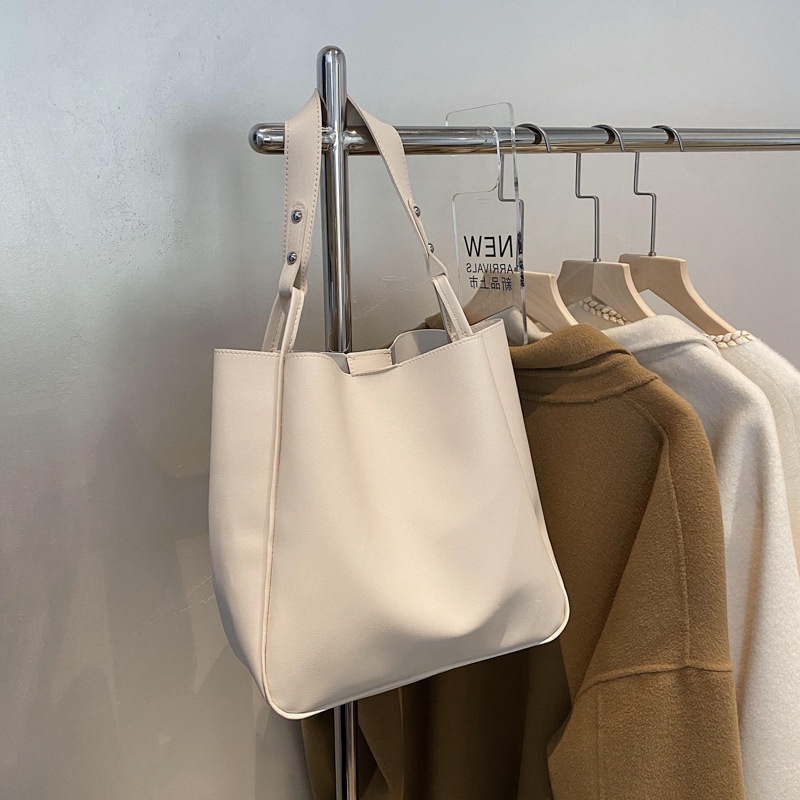 Túi đeo dưới cánh tay sức chứa lớn phong cách Nhật Bản cổ điển thời trang cho nữ 2021