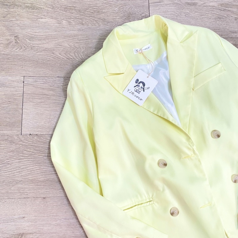 Set khoác blazer & áo dây dệt kim