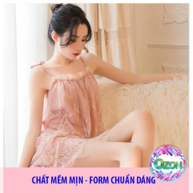 [REN XỊN - MỀM - FORM CHUẨN] ♥Ảnh Thật♥4 màu Váy Ngủ Xuyên Thấu B1023 Đầm Công Chúa Voan Ren Cao Cấp Quảng Châu | BigBuy360 - bigbuy360.vn