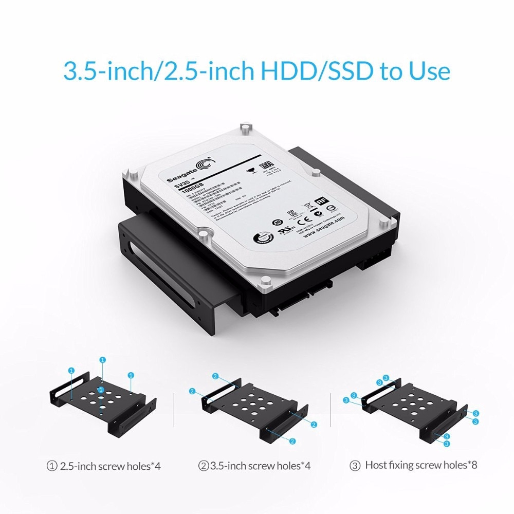 Khay giữ ổ cứng ORICO thoáng khí dành cho SSD HDD 2.5-3.5inch
