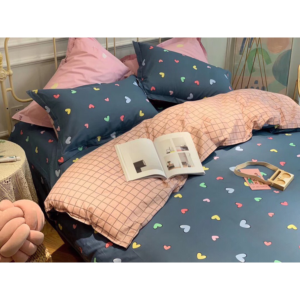 BỘ_CHĂN_GA_GỐI_COTTON_100%_60S_Thỏ_gấu_bedding