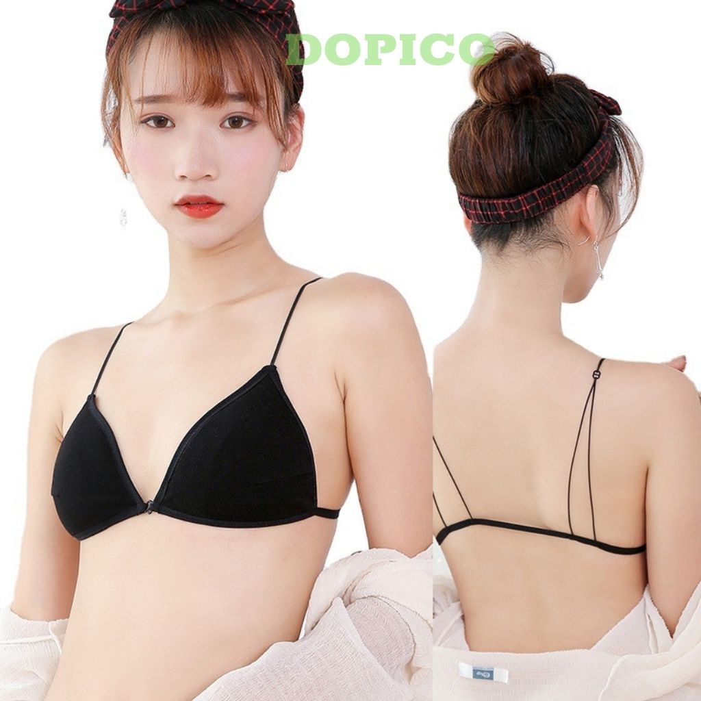 Áo bra nữ 2 dây đẹp cài trước đệm mỏng mặc cực sexy DOPICO B2099