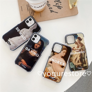 Ốp điện thoại mềm hình Mona Lisa cho iPhone 12 Mini 12 Pro Max 11 Pro Max X Xs Xr Xsmax 8 7 Plus Se 2020