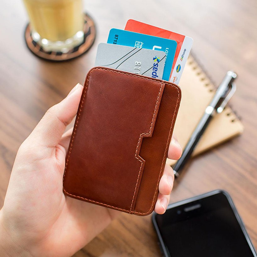 VÍ Card Nam Da Bò VACA V5 Nhập Khẩu 100%, bảo hành 12 tháng