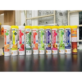 Viên Sủi Vitamin C và Multi các vị khác Hỗ trợ tăng cường hệ miễn dịch tuýp 20 Viên