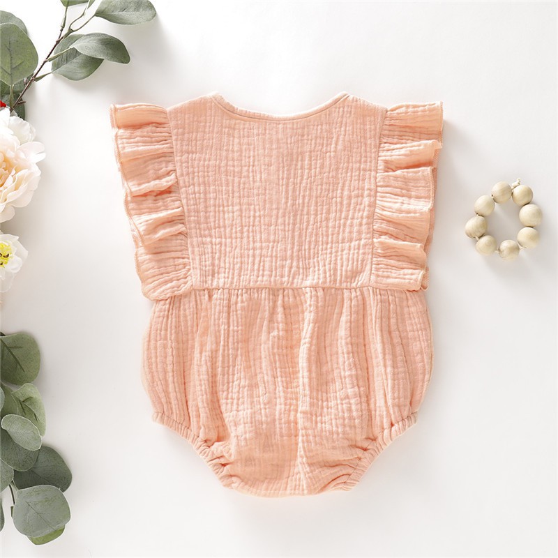 Bộ bodysuit một mảnh không tay dễ thương cho bé sơ sinh #bodysuit cho bé