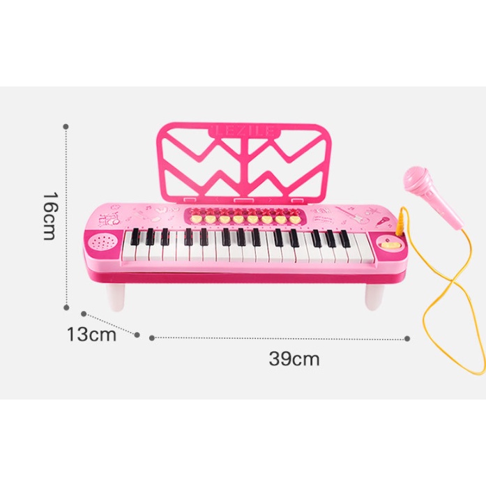 Đồ Chơi Đàn Piano Cho Bé Có Đèn Nhạc Và Micro Chuẩn Âm