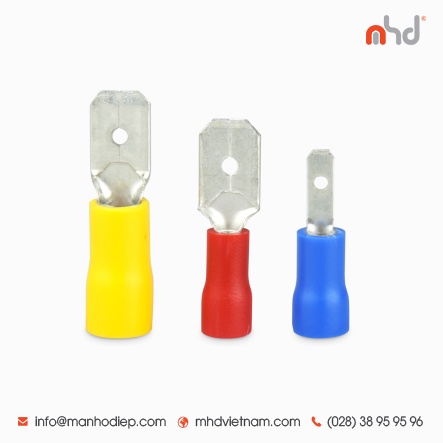 Đầu Cosse Ghim Capa Đực và Cái đã chụp nhựa MHD MDD/FDD  /Giá bao