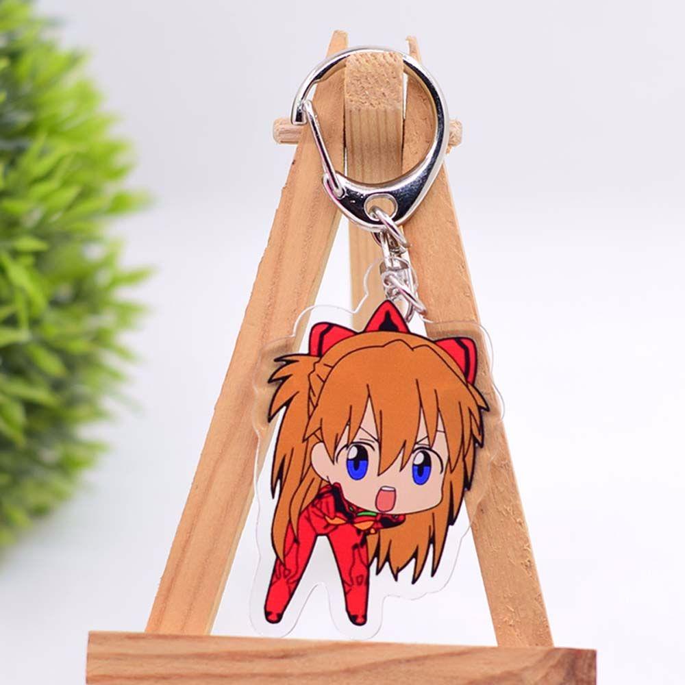 Móc Khóa Hình Nhân Vật Anime Evangelion Dễ Thương