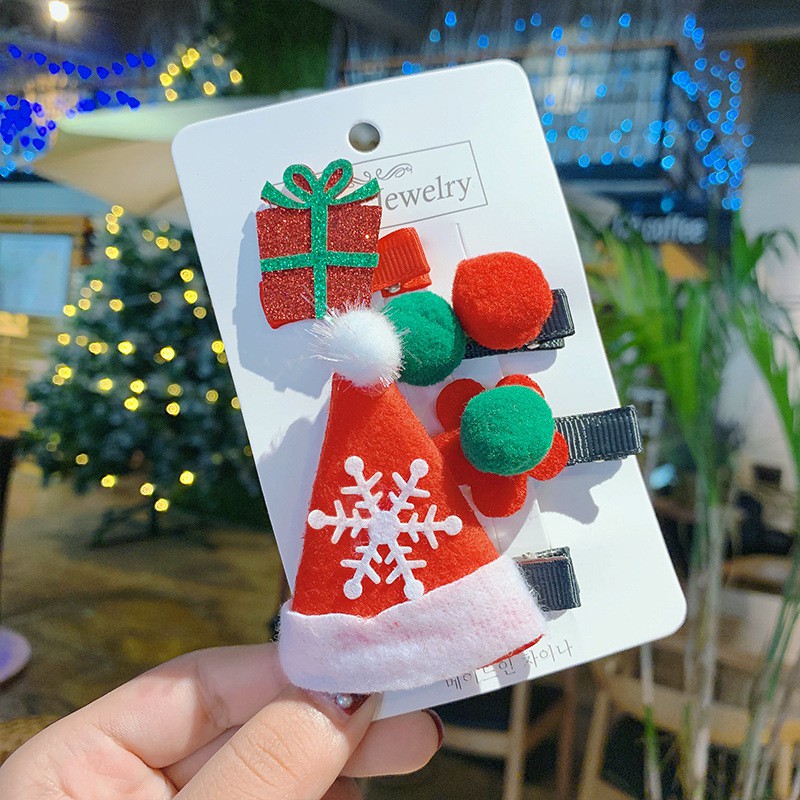 Bộ 6 cái kẹp tóc xinh xắn cho bé gái