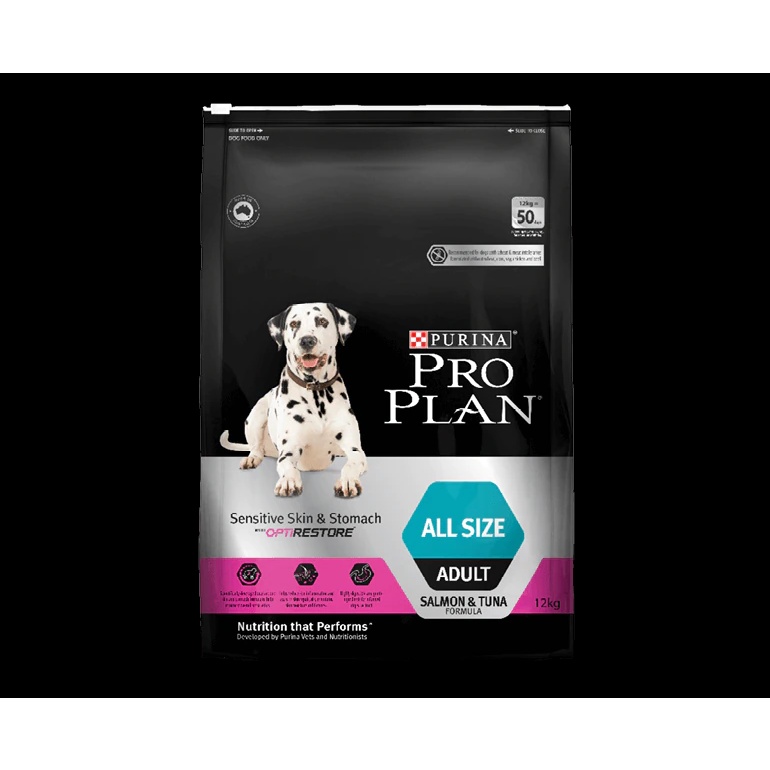 2.5kg Hạt khô cho chó có da và đường ruột nhạy cảm Purina Pro Plan adult dog all sizes sensitive skin and stomach