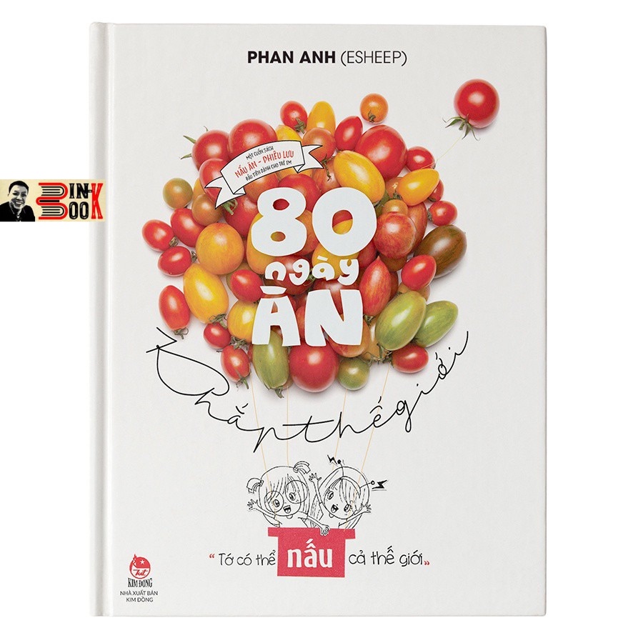 Sách - 80 Ngày Ăn Khắp Thế Giới - Phan Anh (ESHEEP) - Bìa Cứng - Bình Book