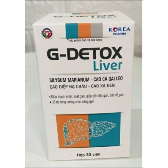 G - DETOX Liver_ Thanh nhiệt mát gan,giải độc gan,bảo vệ chức năng gan
