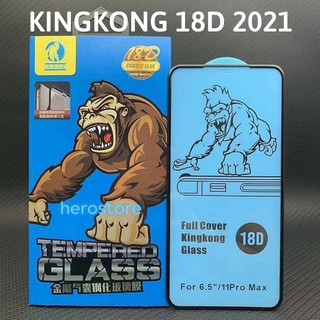 Kính Cường Lực iPhone KingKong - Phiên Bản 2020 18D - Full Màn