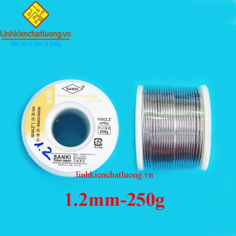 Thiếc hàn SANKI JAPAN 1.2mm 250G SN60